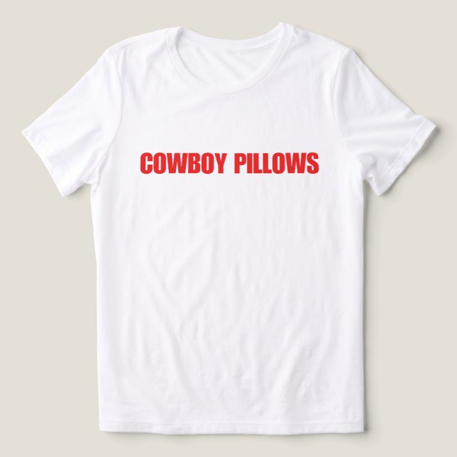 Travesseiros de Cowboy (Design frontal)