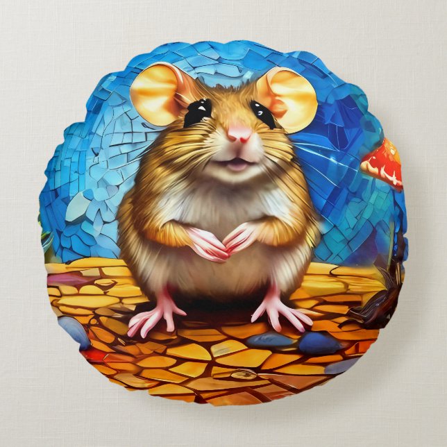 Travesseiros e almofadas de mosaicos (Frente)