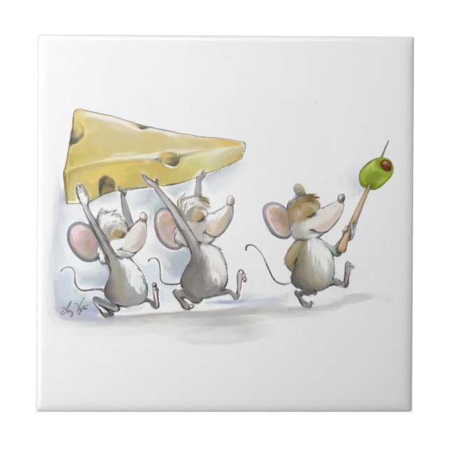 Trazendo o Azulejo de Queijo (com Azeitona) (Frente)