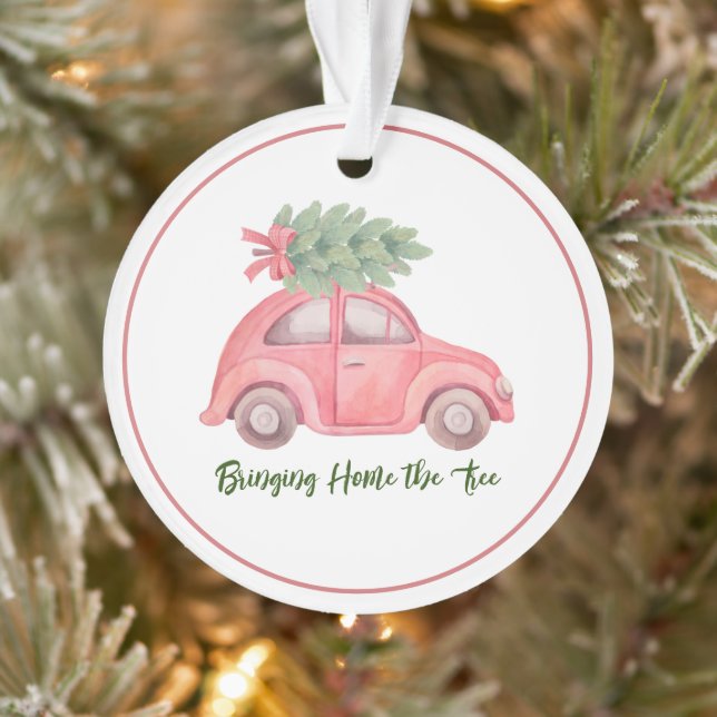 Trazendo para casa a árvore, o ornamento acrílico (Árvore)