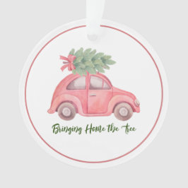 Trazendo para casa a árvore, o ornamento acrílico