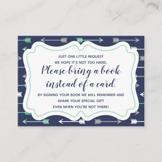 Trazer um Cartão de Inserção de Livro (Frente)