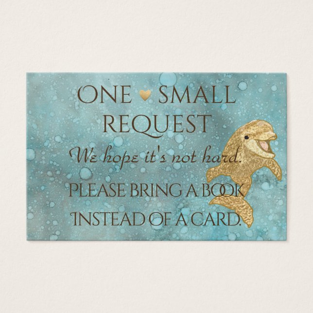 TrazerABook - Inserir placa/personalizar "golfinho (Frente)