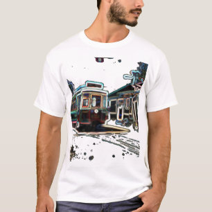 TRC Neon Streetcar no camiseta Básico Masculino