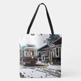 TRC Neon Streetcar no stn Large Shoulder Bolsa