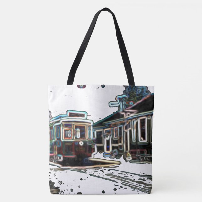 TRC Neon Streetcar no stn Large Shoulder Bolsa (Frente)