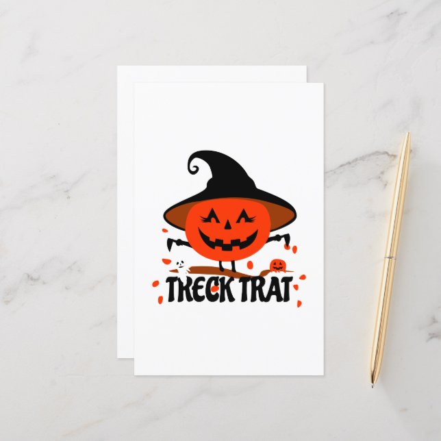 Treck Trat Pumpkin sorrindo (Frente/Verso In Situ)