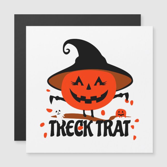 Treck Trat Pumpkin sorrindo (Frente/Verso)