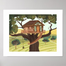 Treehouse Art Impressão