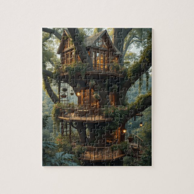 Treehouse Quebra-cabeça (Vertical)