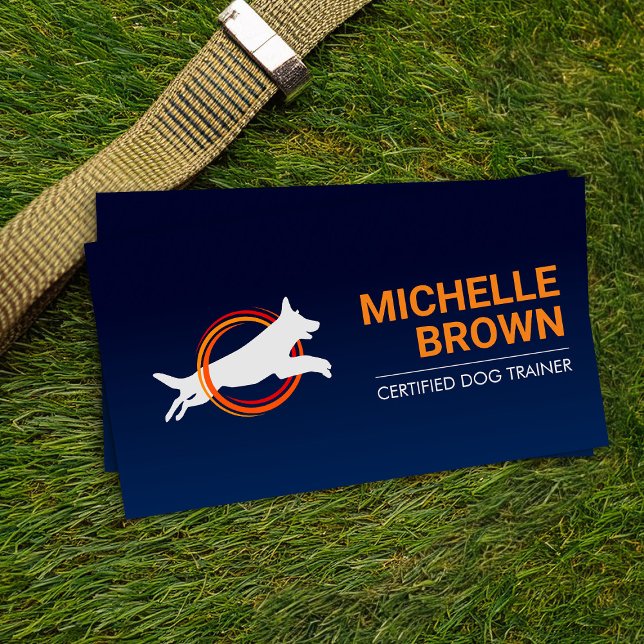 Treinador de Cães - Cartão de visita Comportador C (Criador carregado)