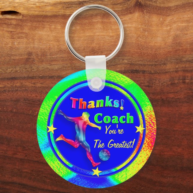Treinador De Futebol Obrigado Chaveiro (Frente)