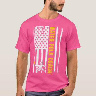 Treinador em Polo Aquático Americano Bandeira Água