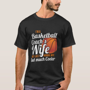 Treinador Esposa de Longa Folga Camisa de Basquete