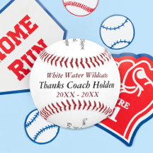 Treinador Personalizado De Baseball Obrigado Ofert