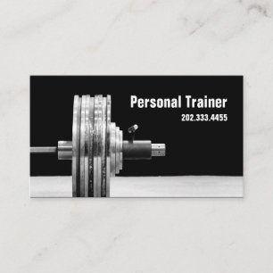 Treinador pessoal, Exercício Cartão de visita