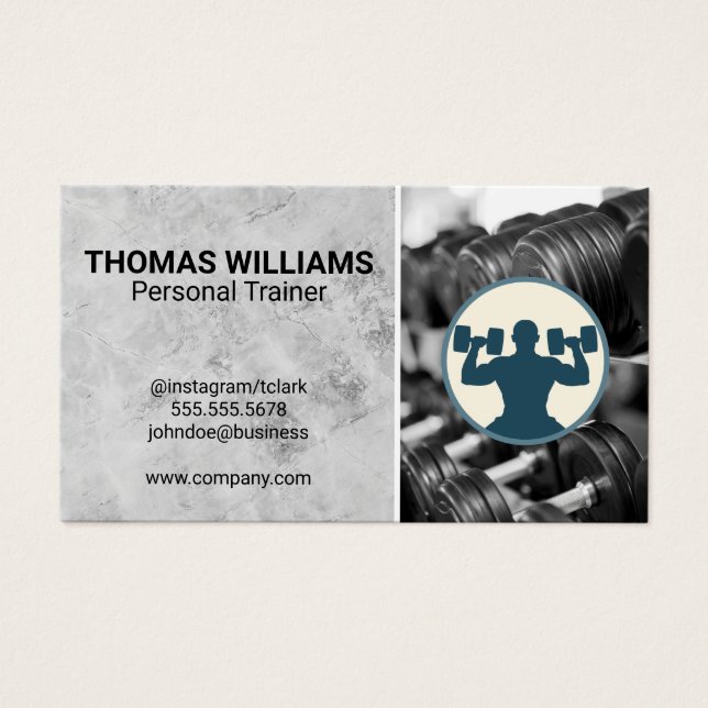 Treinador pessoal | Logotipo de elevação (Frente)