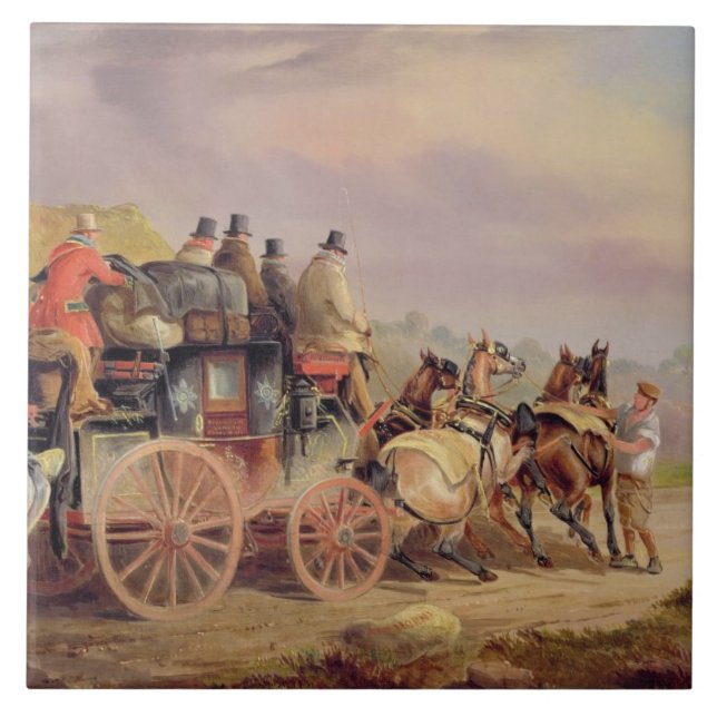 Treinadores de correio na estrada: O "mercúrio" (Frente)