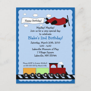 Treinamento e plano 4x5 convite para o aniversário