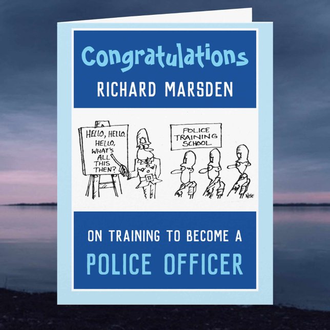 Treinamento para tornar-se um Cartão Policial (Criador carregado)