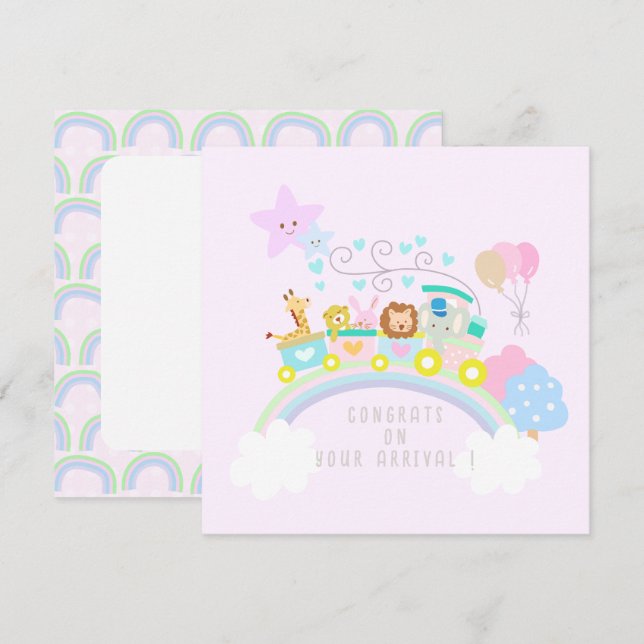 Treinar Animais Rosa (Frente/Verso)