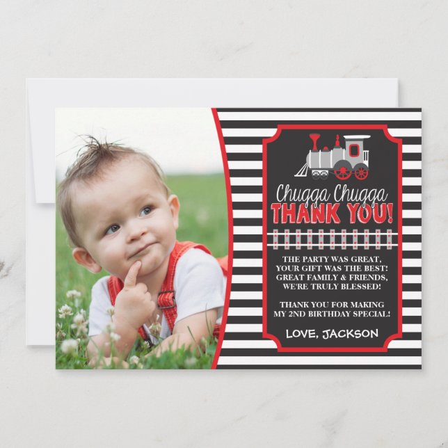 Treinar Cartões de agradecimentos de aniversário c (Frente)