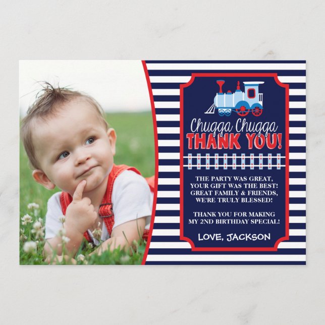 Treinar Cartões de agradecimentos de aniversário c (Frente)