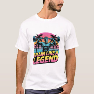 Treine Como uma Lenda – Camiseta de Ginásio de Rua