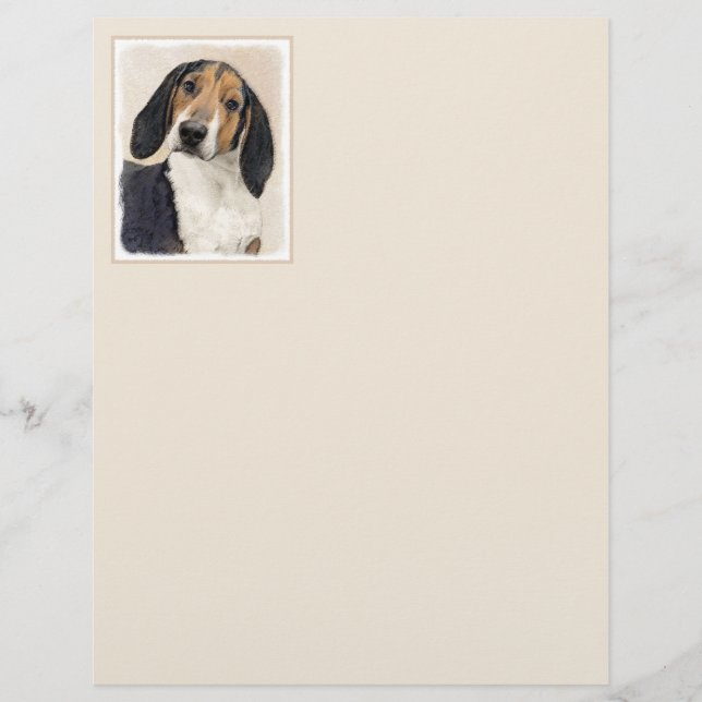 Treing Walker Coonhound Painting - Arte Original (Frente)
