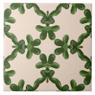 Treliça de Jade em Creme