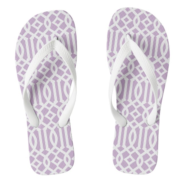 Trellis em Lilac | Sandálias (Pé da cama)