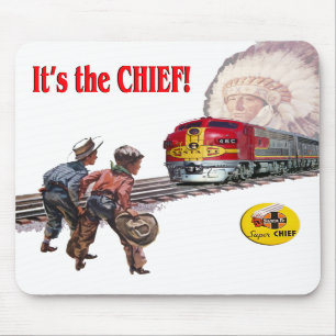 Trem principal super Mousepad de Santa Fé