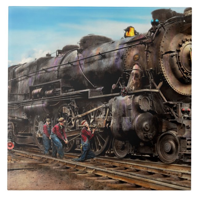 Trem - Trabalhando na ferrovia 1930 (Frente)
