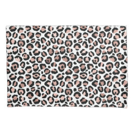 Trendência Chita rosa Dourada de Leopardo Negro