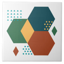 Trendência colorida, verde-geométrico, branco azul