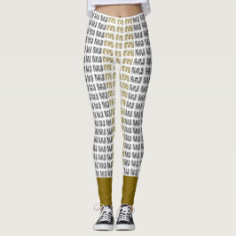 Trending flower Grass Capri Leggings