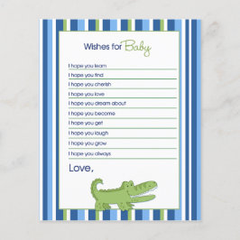 Trendy Alligator Deseja Cartões De Conselhos Para