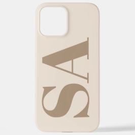 trendy Antique White with Monogram Case-Mate