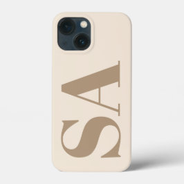 trendy Antique White with Monogram Case-Mate