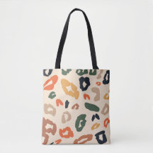 Trendy Boho Leopard Imprima Tote Bag - Tons Terren