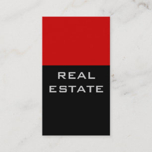 Trendy Chic Black Red Strike Agent Cartão de visit