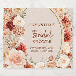 Trendy cobre hydrangea e rosa outono