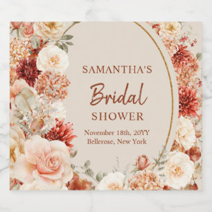 Trendy cobre hydrangea e rosa outono