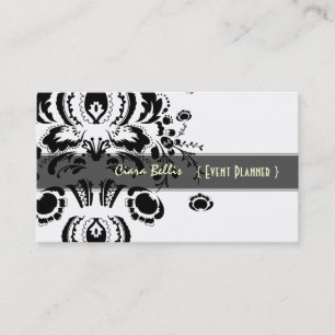 Trendy Damask, cartões de visitas