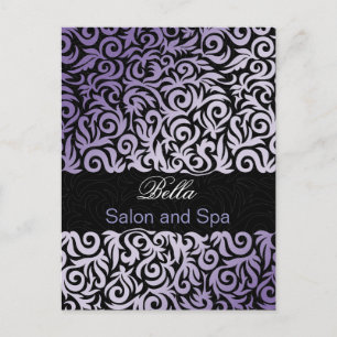 Trendy damask rople business Obrigado Cartões