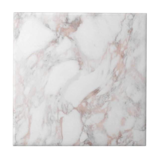 Trendy Elegant Rosa Dourado Marble Modelo (Frente)