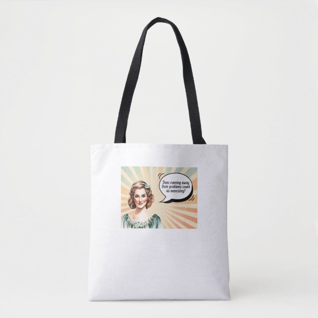 Trendy Engraçada Tote Bag das Mulheres (Frente)