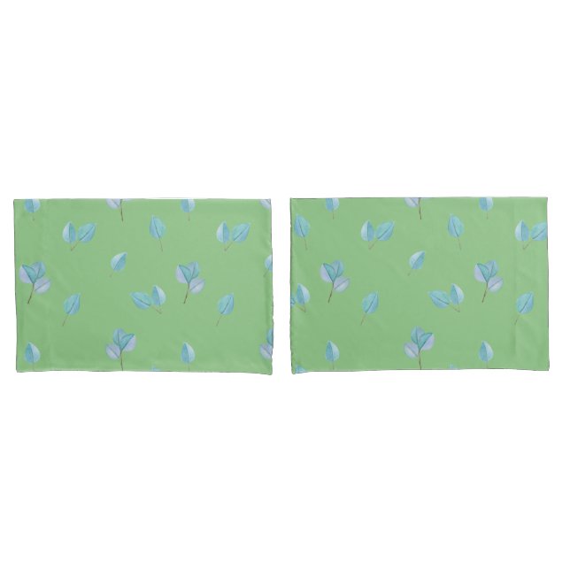 Trendy Eucalyptus Deixa Em Sage (Frente - conjunto)