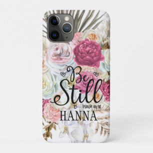 Trendy Floral Watercolor Pampas Capas de iphone de