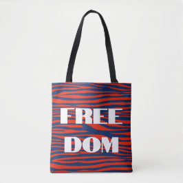 Trendy Freedom Election Animal Print Bolsa